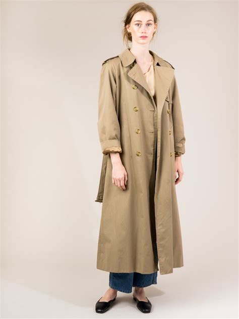 burberry silk trench dress|Burberry trench coat women vintage.